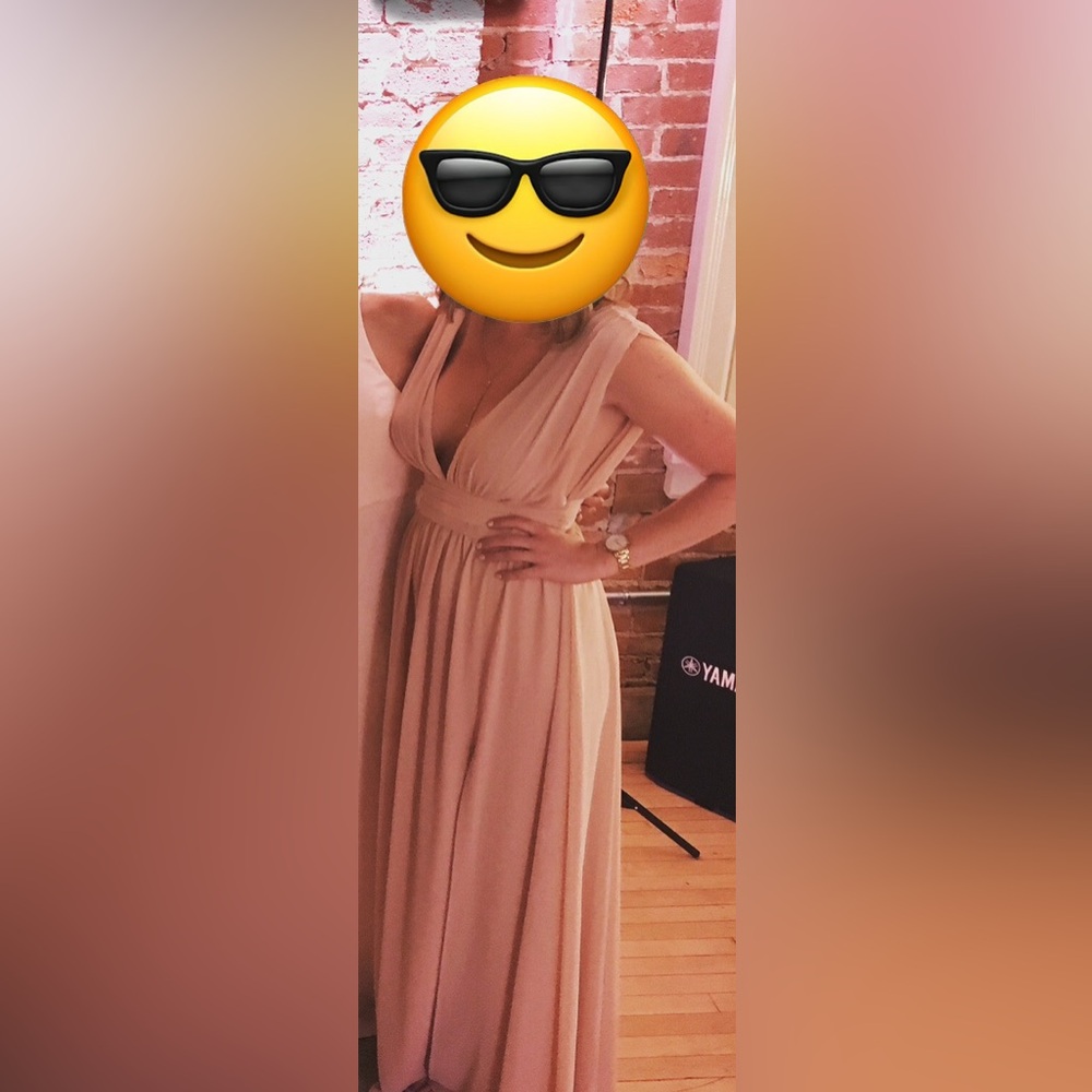 Lulu’s Blush Maxi Dress
